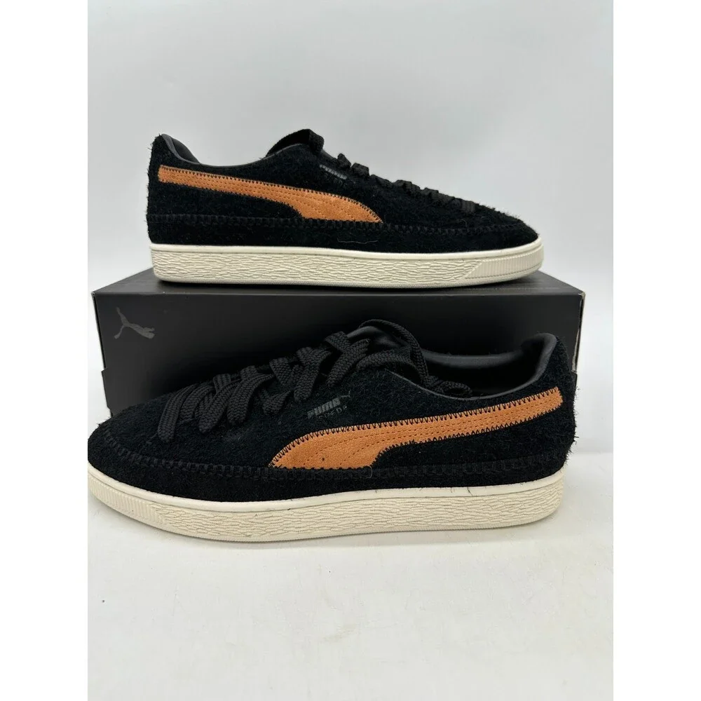 Puma Suede Moccasin Men's size 14 Black Suede Athletic Shoes 401035 05
